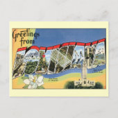 ヴィンテージ旅行，ルイジアナ，住所の変更 案内ポストカード (正面)