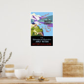 ヴィンテージ旅行，中国 ポスター (キッチン)