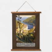 ヴィンテージ旅行 吊り下げ型タペストリー (正面)