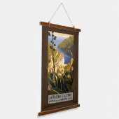 ヴィンテージ旅行 吊り下げ型タペストリー (傾斜あり)