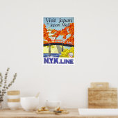 ヴィンテージ旅行,日本 ポスター (キッチン)