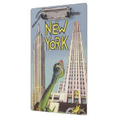 ヴィンテージ旅行、有名なニューヨーク市ランドマーク クリップボード (左)