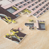 ヴィンテージ旅行、有名なニューヨーク市ランドマーク ジグソーパズル (側面)