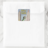 ヴィンテージ旅行、有名なニューヨーク市ランドマーク スクエアシール (バッグ)