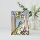 ヴィンテージ旅行、有名なニューヨーク市ランドマーク ポストカード (スタンド正面)