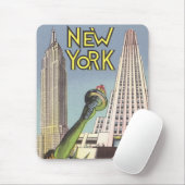 ヴィンテージ旅行、有名なニューヨーク市ランドマーク マウスパッド (マウス)