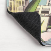 ヴィンテージ旅行、有名なニューヨーク市ランドマーク マウスパッド (コーナー)