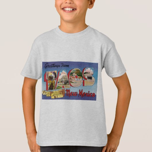 ヴィンテージ旅行- TAOS、ニューメキシコ Tシャツ (正面)