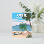 ヴィンテージ旅行CYPRUSクレタチェプレトロツーリズム ポストカード (スタンド正面)