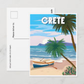 ヴィンテージ旅行CYPRUSクレタチェプレトロツーリズム ポストカード (正面/裏面)