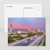 ヴィンテージ旅行Yekaterinburgロシアの休暇 ポストカード (正面/裏面)