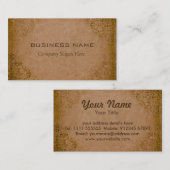 ヴィンテージ旋回フローラ 名刺 (正面/裏面)