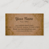 ヴィンテージ旋回フローラ 名刺 (裏面)