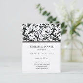 ヴィンテージ旋回リハーサルディナーカード 招待状 (スタンド正面)