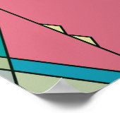 ヴィンテージ族:民族のシームレスなパターン ポスター (角)