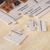 ヴィンテージ旗の世界イラストレーション(1892年) ジグソーパズル (側面)