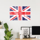 ヴィンテージ旗ポスター ポスター (ホームオフィス)