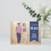 ヴィンテージ旗 |セーブ・ザ・デート案内 案内ポストカード (スタンド正面)