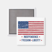 ヴィンテージ旗 マグネット (正面/裏面)