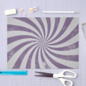 ヴィンテージ日が差すこと紫動揺しての波線 薄葉紙 (クラフト)