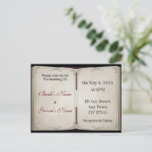 ヴィンテージ日ビクトリアン誌スクラップブ結婚ックズ インビテーションポストカード (スタンド正面)