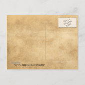 ヴィンテージ日付を保存！インビテーションポストカード 案内ポストカード (裏面)