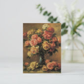 ヴィンテージ日付を保存！バラズインベイラーズbyルノアール 案内ポストカード (スタンド正面)