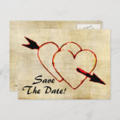 ヴィンテージ日付を保存！ポストカード 案内ポストカード (正面/裏面)