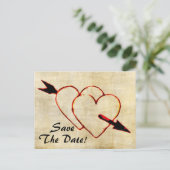 ヴィンテージ日付を保存！ポストカード 案内ポストカード (スタンド正面)