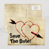 ヴィンテージ日付を保存！ポストカード 案内ポストカード (正面/裏面)