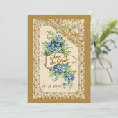 ヴィンテージ日付カードの保存 セーブザデート (スタンド正面)