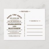 ヴィンテージ日付ポストカードの保存 案内ポストカード (裏面)