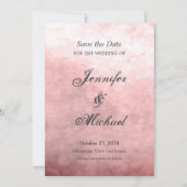 ヴィンテージ日付結婚の保存ユニーククラシカル セーブザデート (正面)