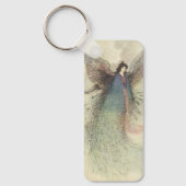 ヴィンテージ日本のおとぎ話、月の乙女 キーホルダー (正面)