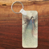 ヴィンテージ日本のおとぎ話、月の乙女 キーホルダー (正面)