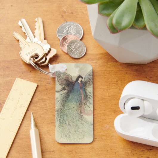 ヴィンテージ日本のおとぎ話、月の乙女 キーホルダー (デスク)