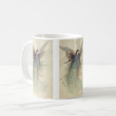 ヴィンテージ日本のおとぎ話、月の乙女 コーヒーマグカップ (正面左)