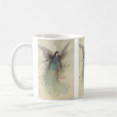 ヴィンテージ日本のおとぎ話、月の乙女 コーヒーマグカップ (左)