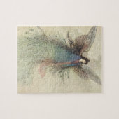 ヴィンテージ日本のおとぎ話、月の乙女 ジグソーパズル (横)