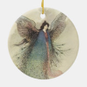 ヴィンテージ日本のおとぎ話、月の乙女 セラミックオーナメント (裏面)