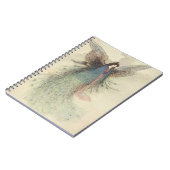 ヴィンテージ日本のおとぎ話、月の乙女 ノートブック (左側)