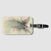 ヴィンテージ日本のおとぎ話、月の乙女 ラゲッジタグ (正面横)