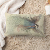 ヴィンテージ日本のおとぎ話、月の乙女 ランバークッション (ブランケット)