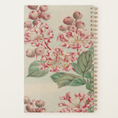 ヴィンテージ日本のさくらんぼパーソナライズされた プランナー手帳 (裏面)