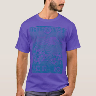 ヴィンテージ日本のさくらんぼ切手デシ Tシャツ