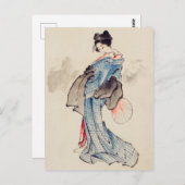 ヴィンテージ日本ので活躍する女性|過去記事 ポストカード (正面/裏面)