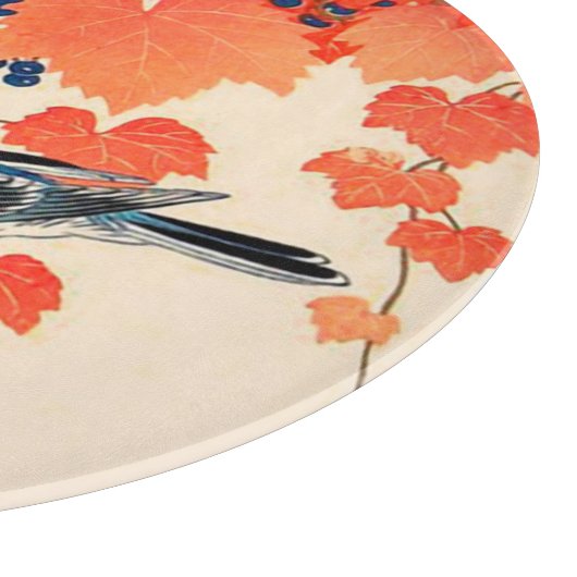 ヴィンテージ日本のと秋のブドウ カッティングボード (角)