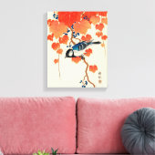 ヴィンテージ日本のと秋のブドウ キャンバスプリント (インサイチュ (リビング))