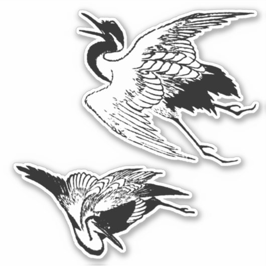 ヴィンテージ日本ののスケッチ シール (正面)