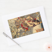 ヴィンテージ日本ののステッカー 長方形シール (封筒)